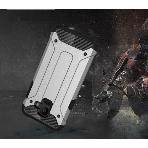 OEM Hybrid Armor Mobilskal Samsung Galaxy A6 (2018) - Svart