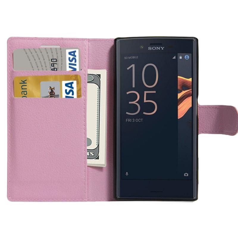 OEM Plånboksfodral till Sony Xperia X Compact - Magenta