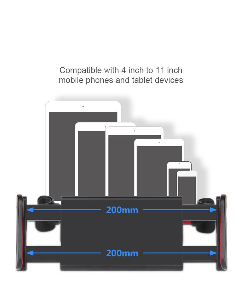 OEM Mobilhållare/ surfplattehållare för bilens nackstöd