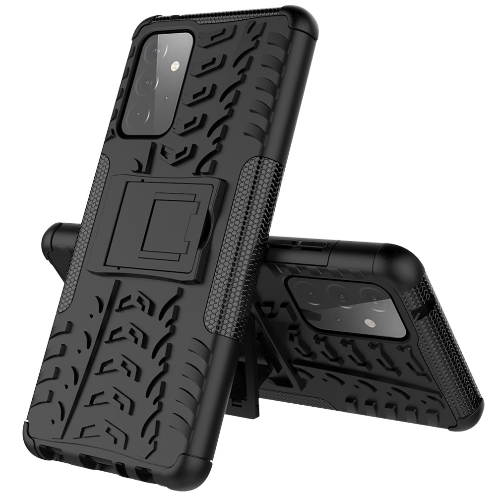 OEM Tyre Kick-Stand Mobilskal till Galaxy A72 5G - Svart