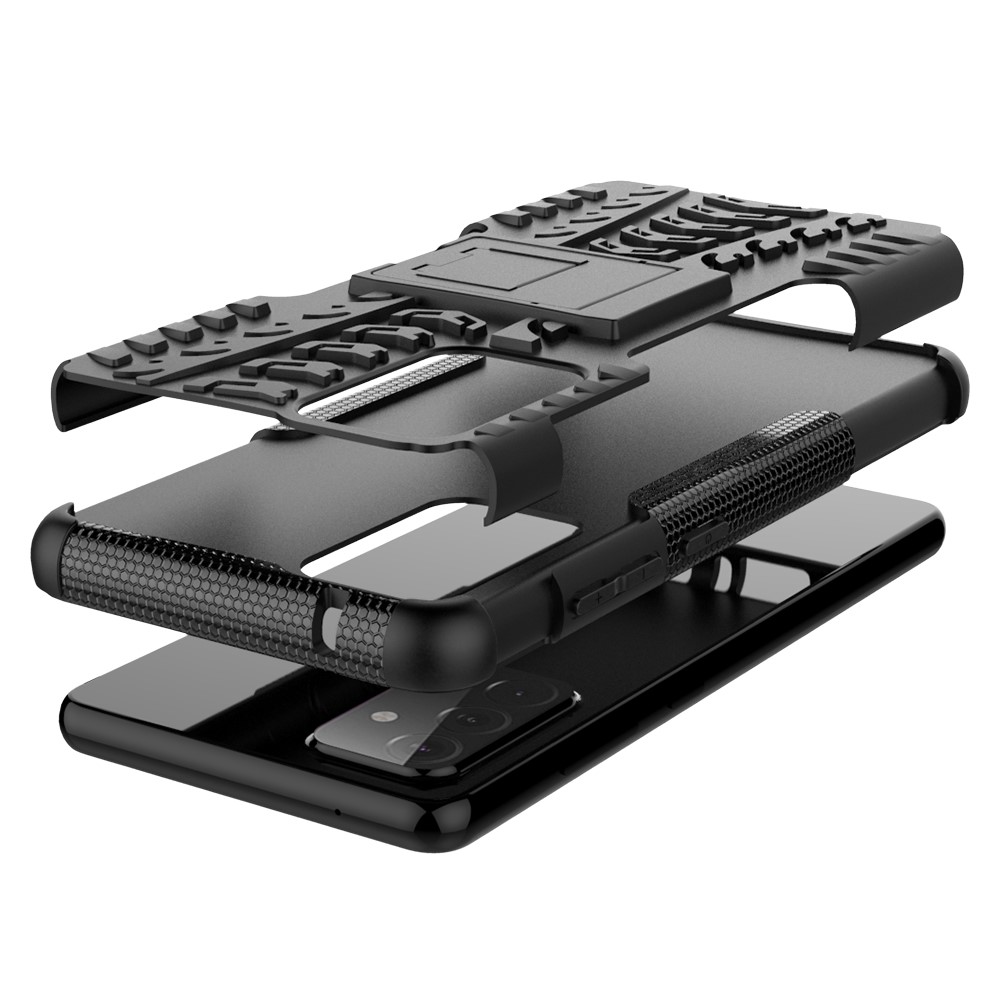 OEM Tyre Kick-Stand Mobilskal till Galaxy A72 5G - Svart