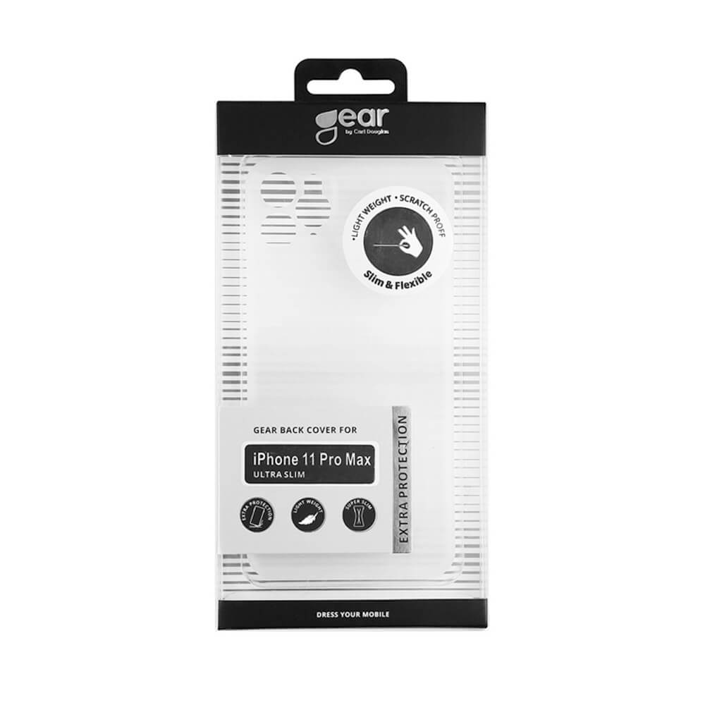GEAR GEAR Mobilskal Ultraslim iPhone 11 Pro Max - Vit Semitransparent