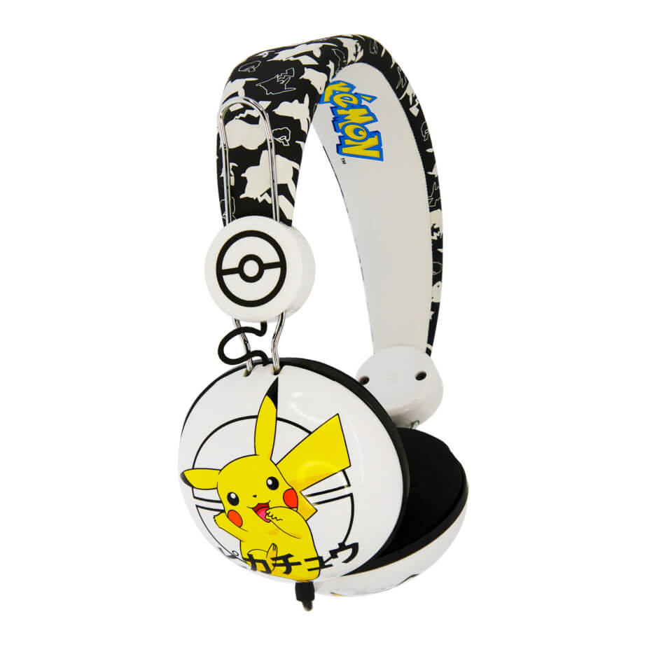 POKEBALL POKEMON Hörlur Dome Tween On-Ear 90dB Japansk Pikachu