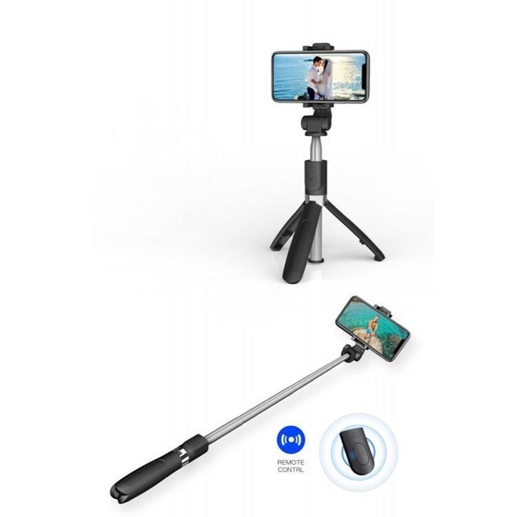 Tech-Protect Trådlös Selfiestick Tripod L01S - Svart