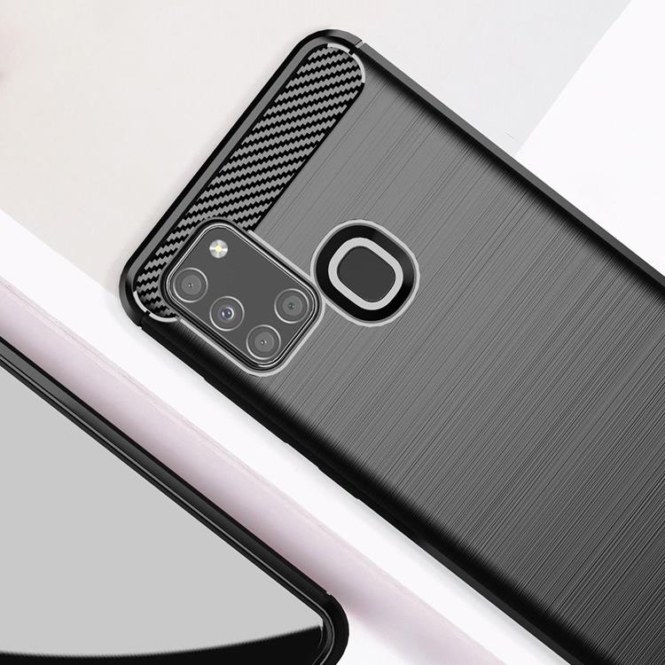 Forcell Forcell Galaxy A21s Skal Carbon - Svart