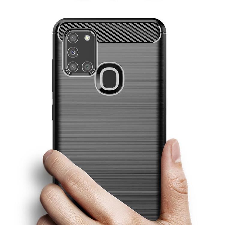 Forcell Forcell Galaxy A21s Skal Carbon - Svart