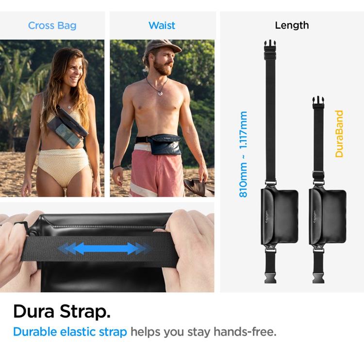 Spigen Spigen Universal Vattentät Midjeväska A620 - Svart