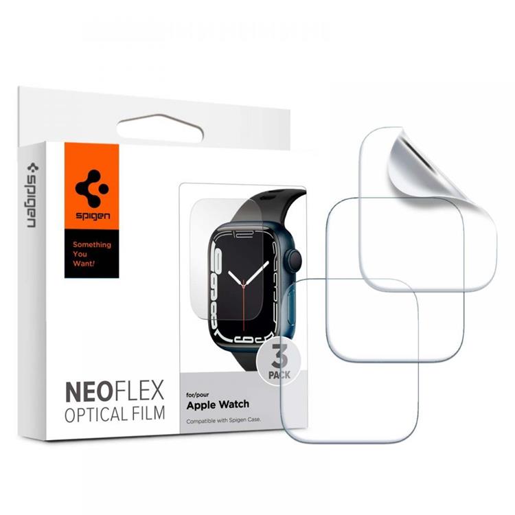 Spigen Spigen 3-Pack Apple Watch 4/5/6/7/8/SE (44/45mm) Skärmskydd Neo Flex