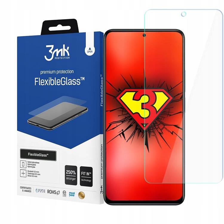 3MK 3MK Xiaomi Redmi Note 11 Pro Plus 5G Hybrid Okrossbart Glas FlexibleGlass