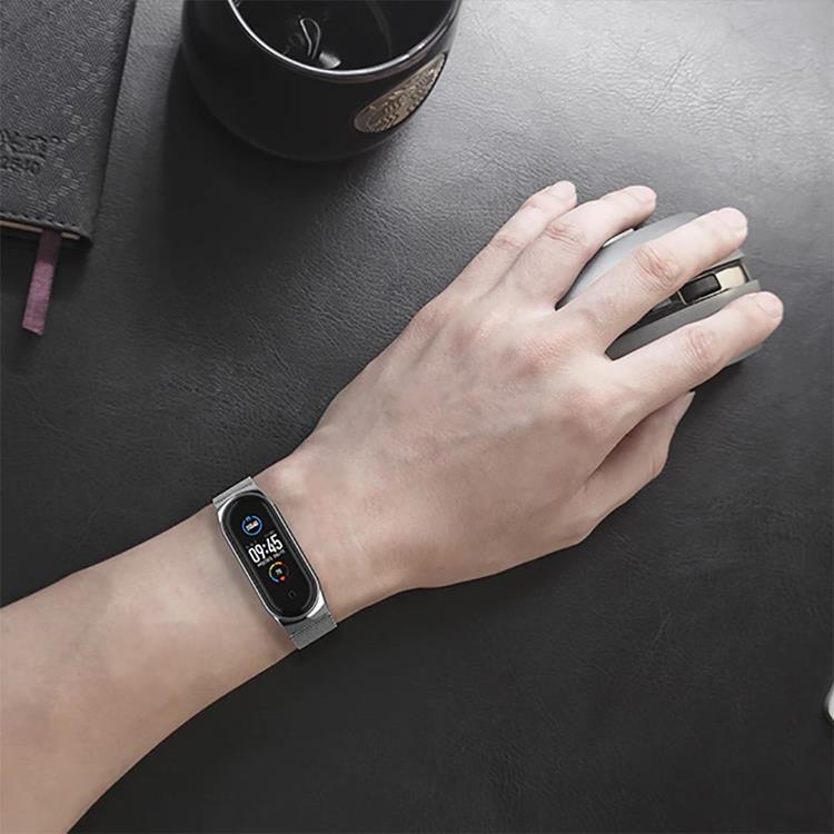 Tech-Protect Xiaomi Mi Smart Band 7 Stainless Armband - Svart