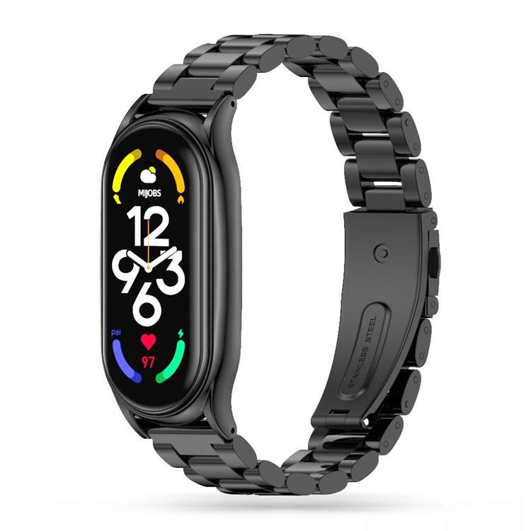 Tech-Protect Xiaomi Mi Smart Band 7 Stainless Armband - Svart