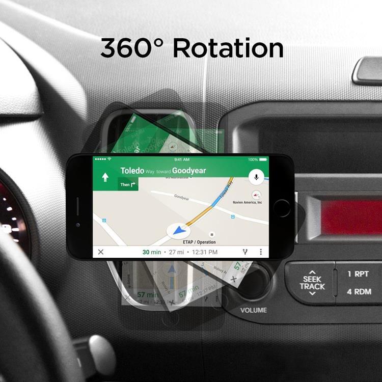 Spigen Spigen Magnetisk Mobilhållare Luftventil QS 11 - Svart