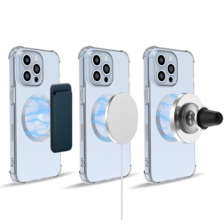 Tech-Protect Magmat MagSafe Universell Magnetisk Ring - Svart/Silver