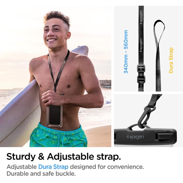 Spigen Spigen Universala Vattentät Mobilväskor A610 - Crystal Clear