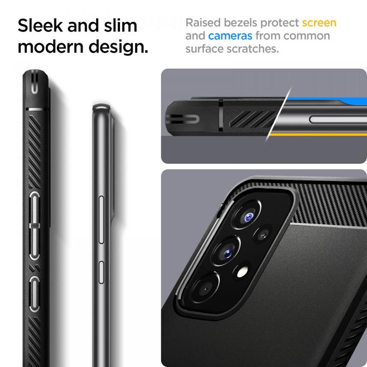 Spigen Spigen Rugged Armor Skal Galaxy A53 5G - Matte Svart