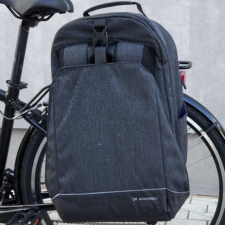 Wozinsky Wozinsky 2-in-1 Ryggsäck/Cykelhållare 40 L - Svart
