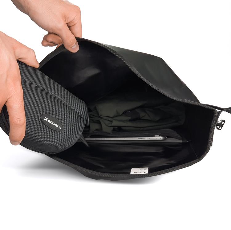 Wozinsky Wozinsky Vattentät Mobilhållare för Cykel/ Motorcykel 25 L - Svart