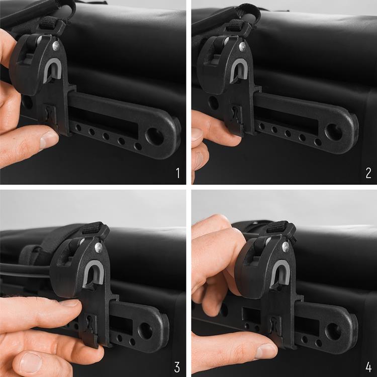 Wozinsky Wozinsky Vattentät Mobilhållare för Cykel/ Motorcykel 25 L - Svart