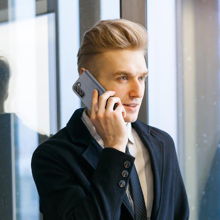 Dux Ducis Dux Ducis Hivo Äkta Läder Fodral Galaxy S22 Plus - Blå