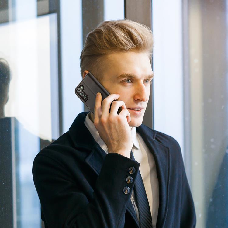 Dux Ducis Dux Ducis Hivo Äkta Läder Fodral Galaxy S22 Plus - Svart