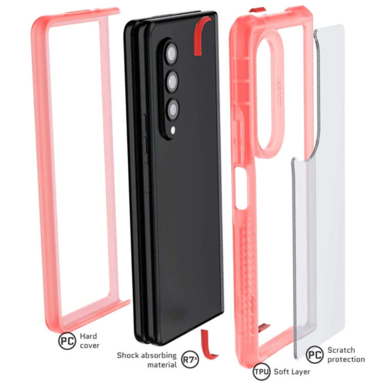 Ghostek Ghostek Convert PC Skal Galaxy Z Fold 3 - Rosa