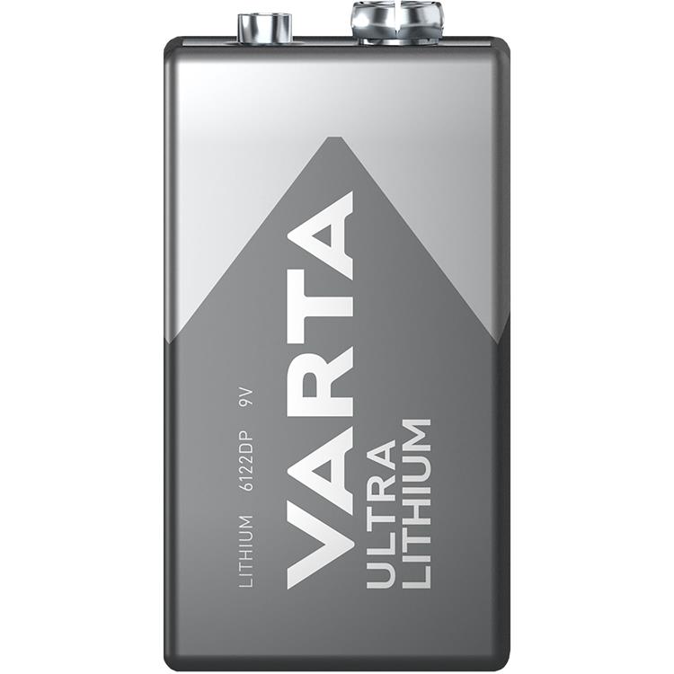 VARTA Varta 1-pack Ultra Lithium Batteri 9V