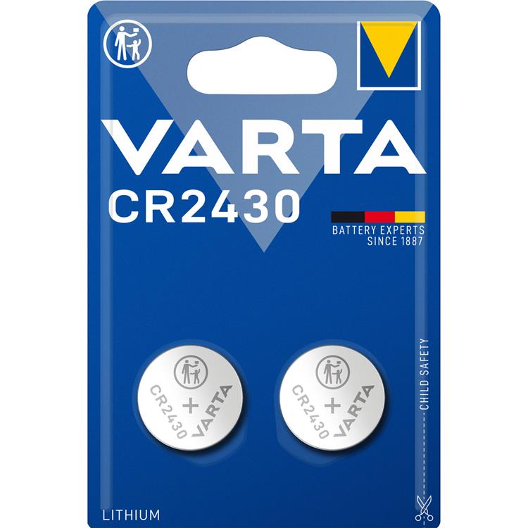 VARTA Varta 2-pack CR2430 Lithium Knappcellsbatteri 3V