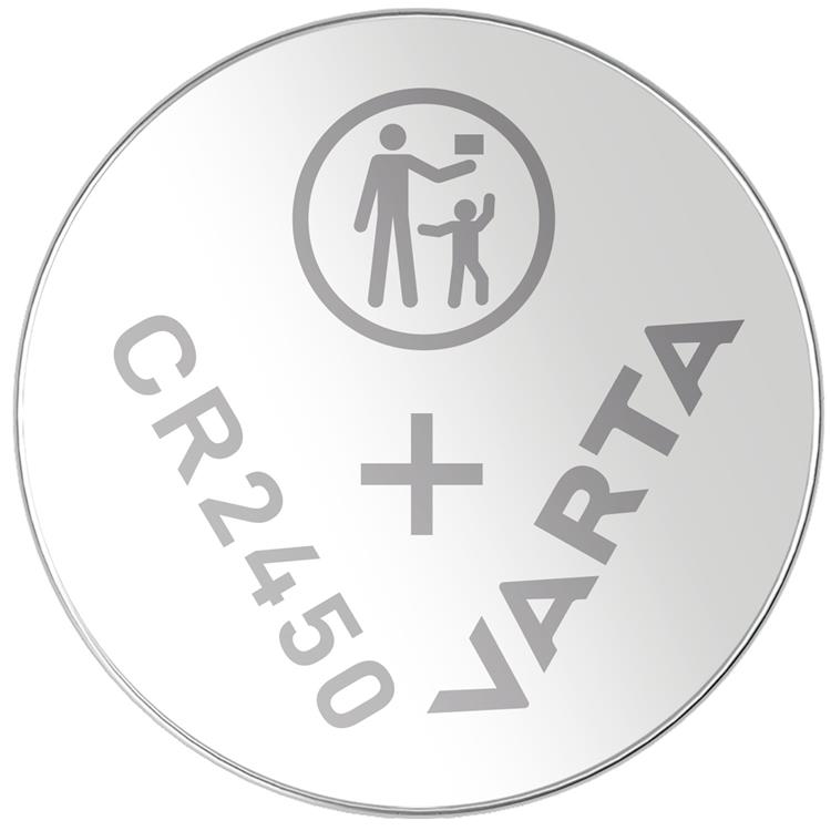 VARTA Varta 2-pack CR2450 Lithium Knappcellsbatteri 3V