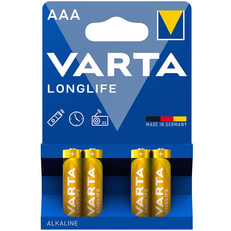 VARTA Varta 4-pack Longlife AAA / LR03 Batteri