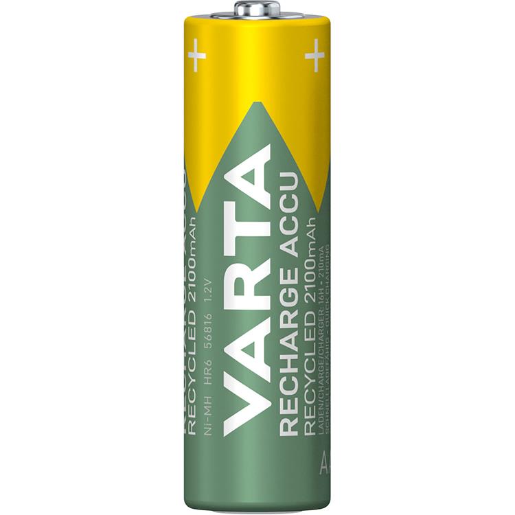 VARTA Varta 4-pack Recycle Laddningsbart batteri AA 2100 mAh