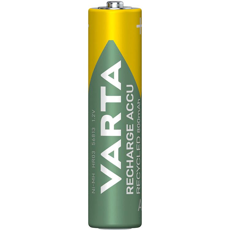 VARTA Varta 4-pack Recycle Laddningsbart batteri AA 800 mAh