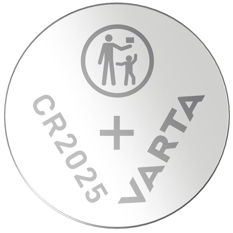 VARTA Varta 2-pack CR2025 Lithium Knappcellsbatteri 3V