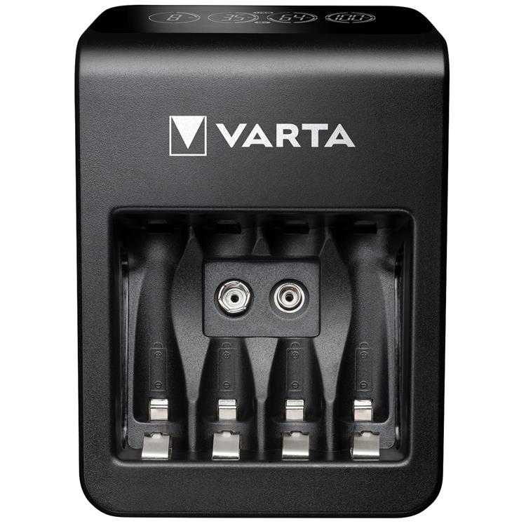 VARTA Varta LCD Plug Carger + AA/AAA/9V + USB inkl 4xAA