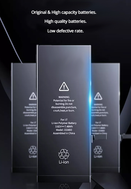 SpareParts iPhone XS Högkapacitetsbatteri - 2970mAh