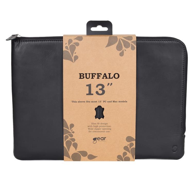 BUFFALO BUFFALO äkta läder Datorfodral Mac & PC 13