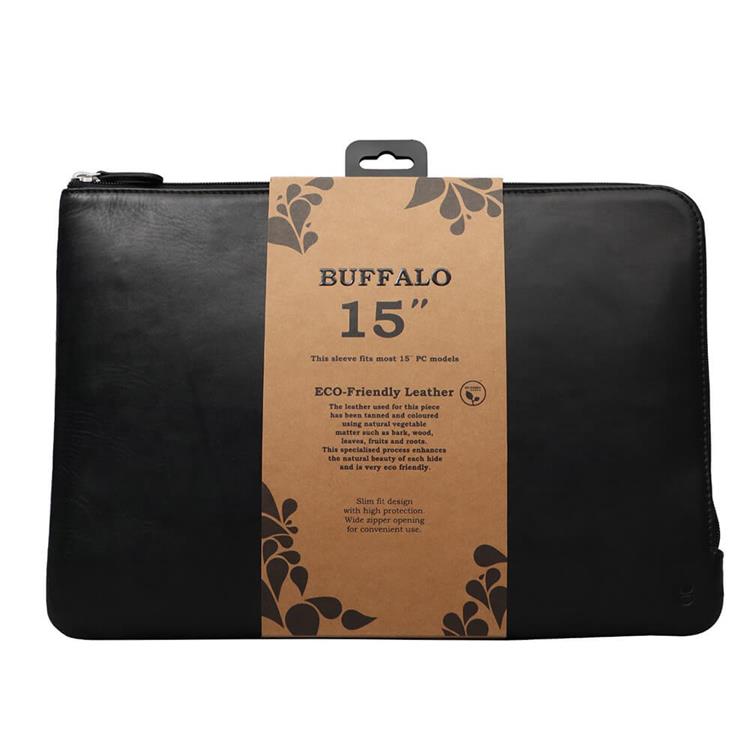 BUFFALO BUFFALO äkta läder Datorfodral Mac & PC 15