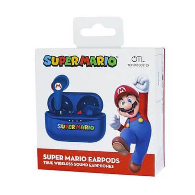 Super Mario Super Mario Hörlurar In-Ear TWS - Blå