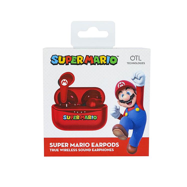 Super Mario Super Mario Hörlurar In-Ear TWS - Röd