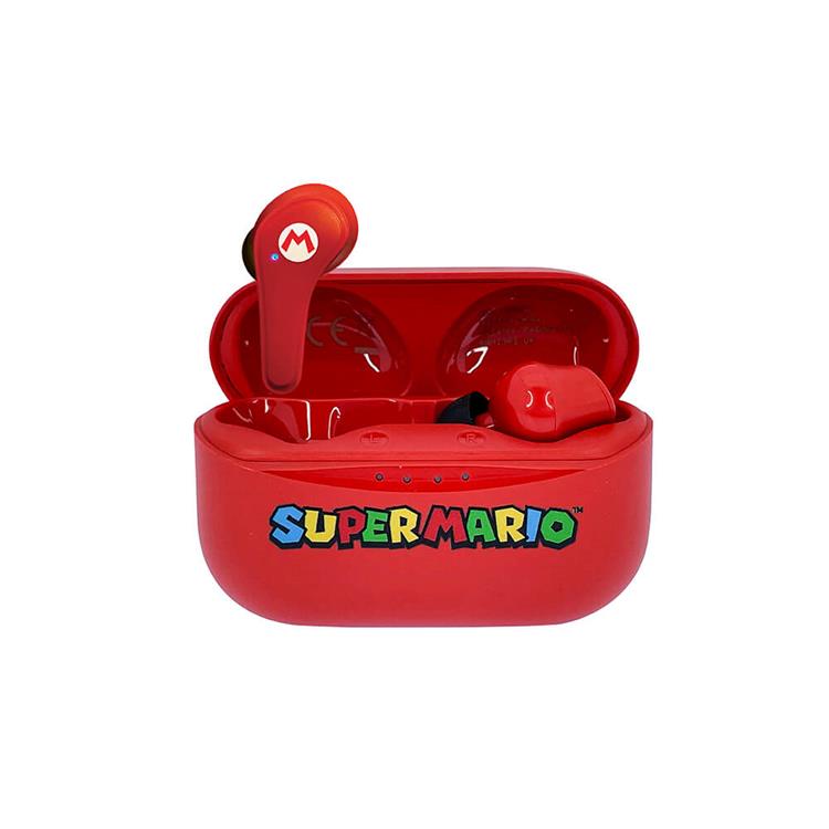 Super Mario Super Mario Hörlurar In-Ear TWS - Röd