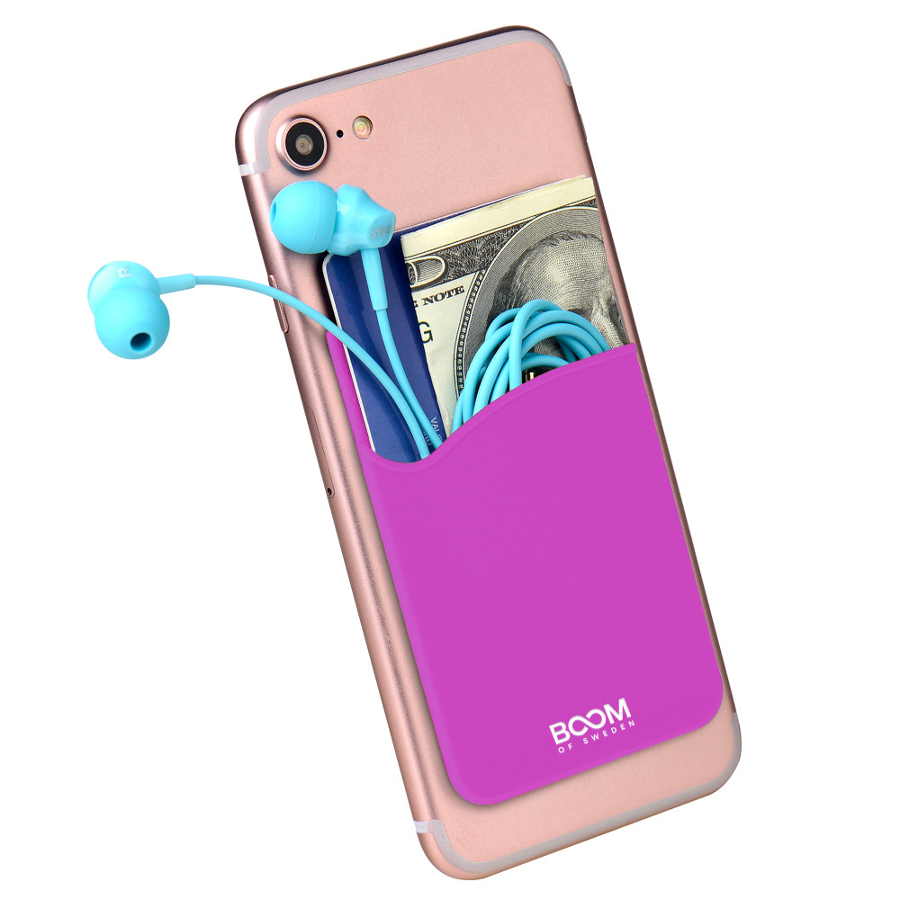 Boom of Sweden BOOM - självhäftande Korthållare - Lila