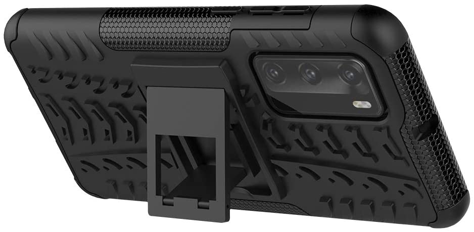 OEM Tyre Kickstand mobilskal till Huawei P40 - Svart
