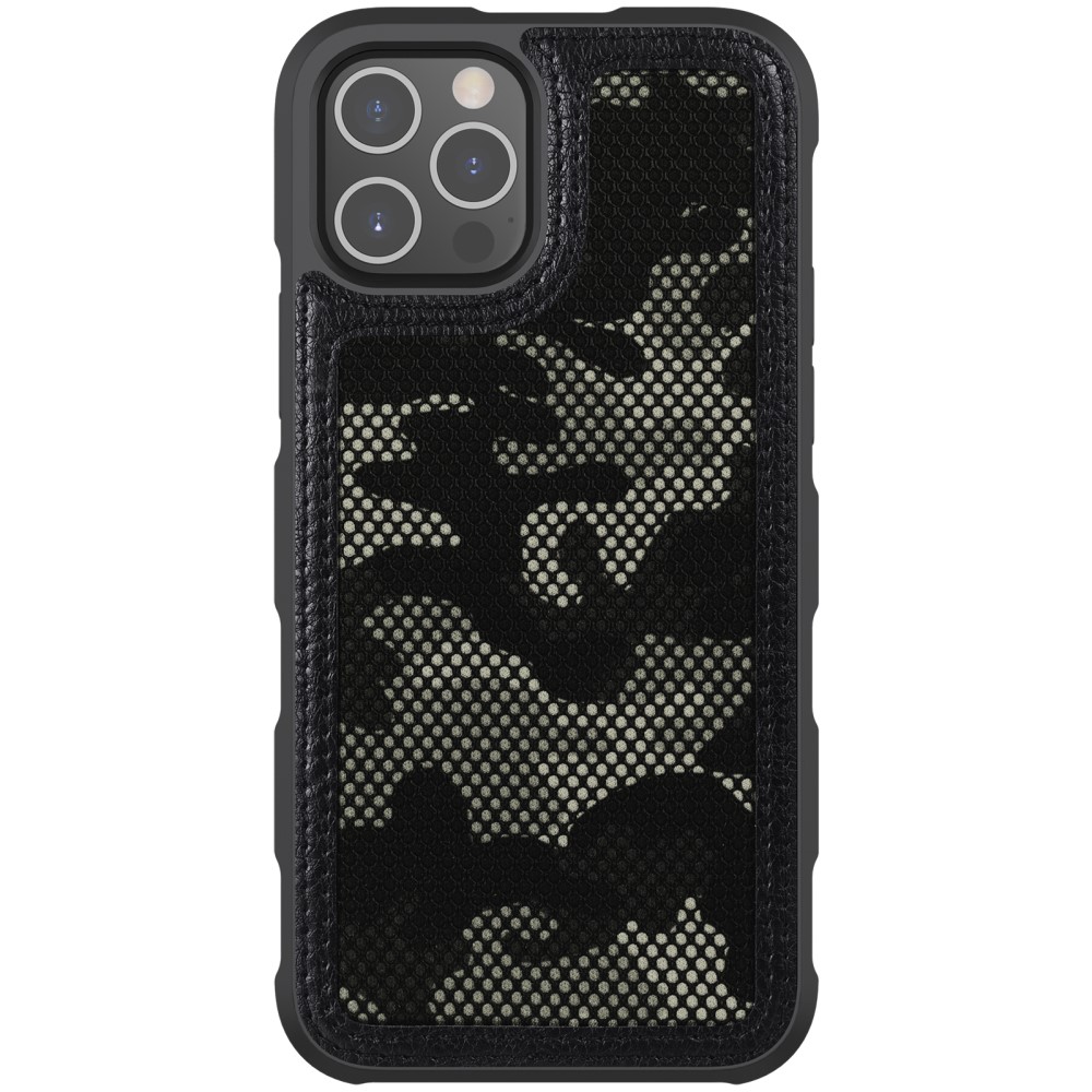 Nillkin Nillkin Camouflage Hybridskal iPhone 12 & 12 Pro - Svart