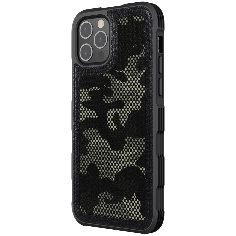 Nillkin Nillkin Camouflage Hybridskal iPhone 12 & 12 Pro - Svart