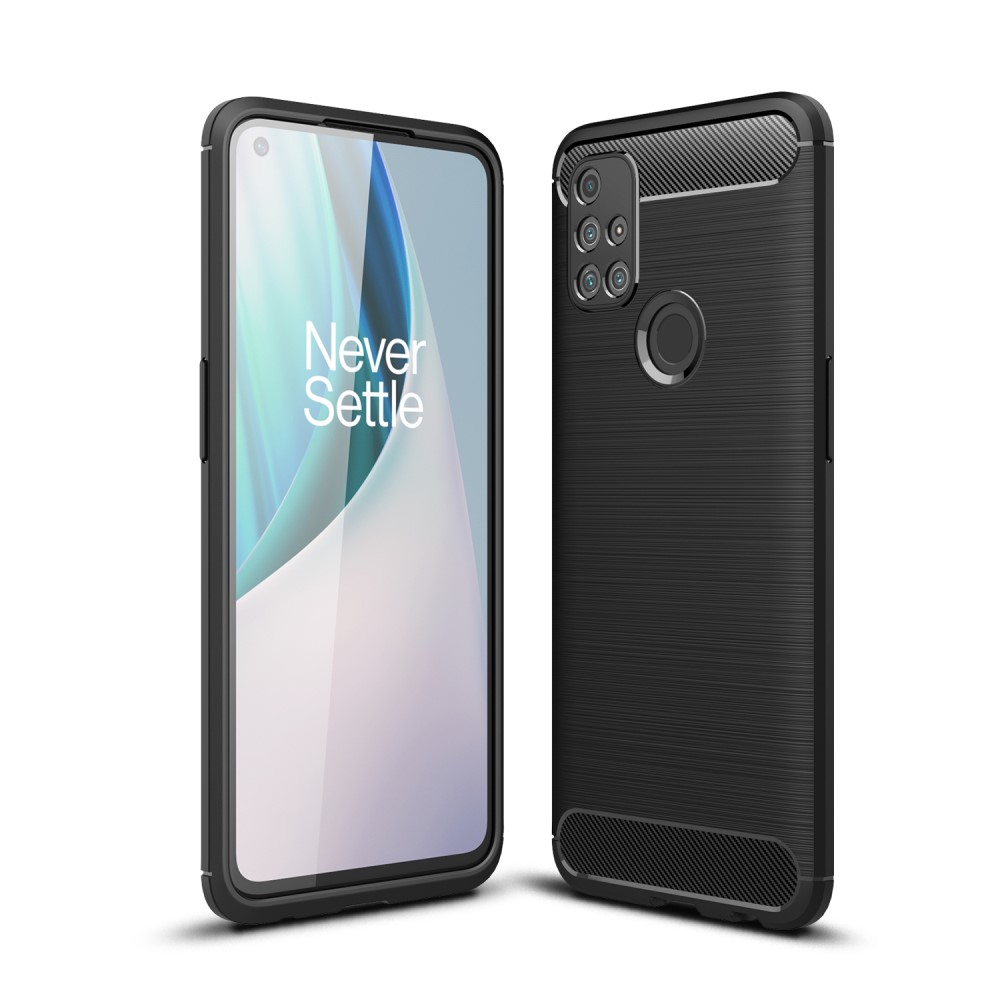 OEM Carbon Fiber Mobilskal till Oneplus Nord N10 5G - Svart