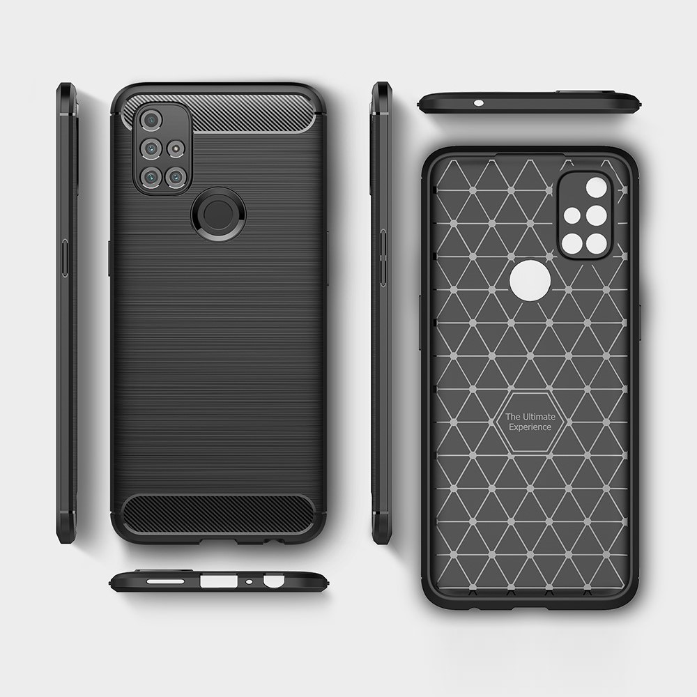 OEM Carbon Fiber Mobilskal till Oneplus Nord N10 5G - Svart