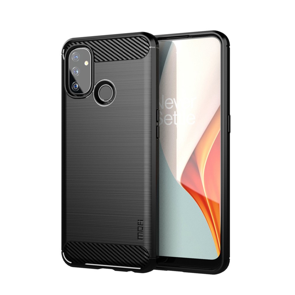 OEM Carbon Fiber Mobilskal till Oneplus Nord N100 - Svart