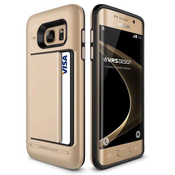 VERUS Verus Damda Clip Skal till Samsung Galaxy S7 Edge - Gold