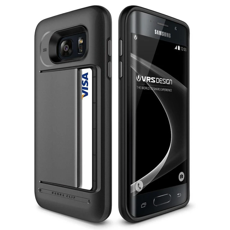VERUS Verus Damda Clip Skal till Samsung Galaxy S7 Edge - Svart