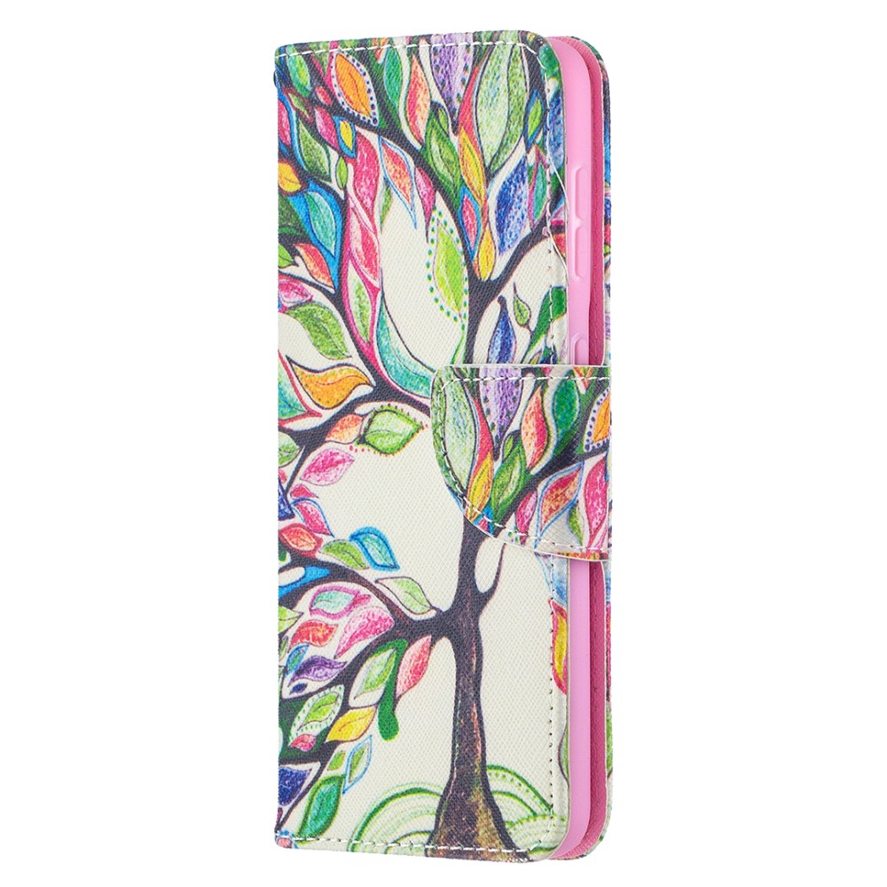 OEM Plånboksfodral till Samsung Galaxy S21 Plus - Colorful Tree