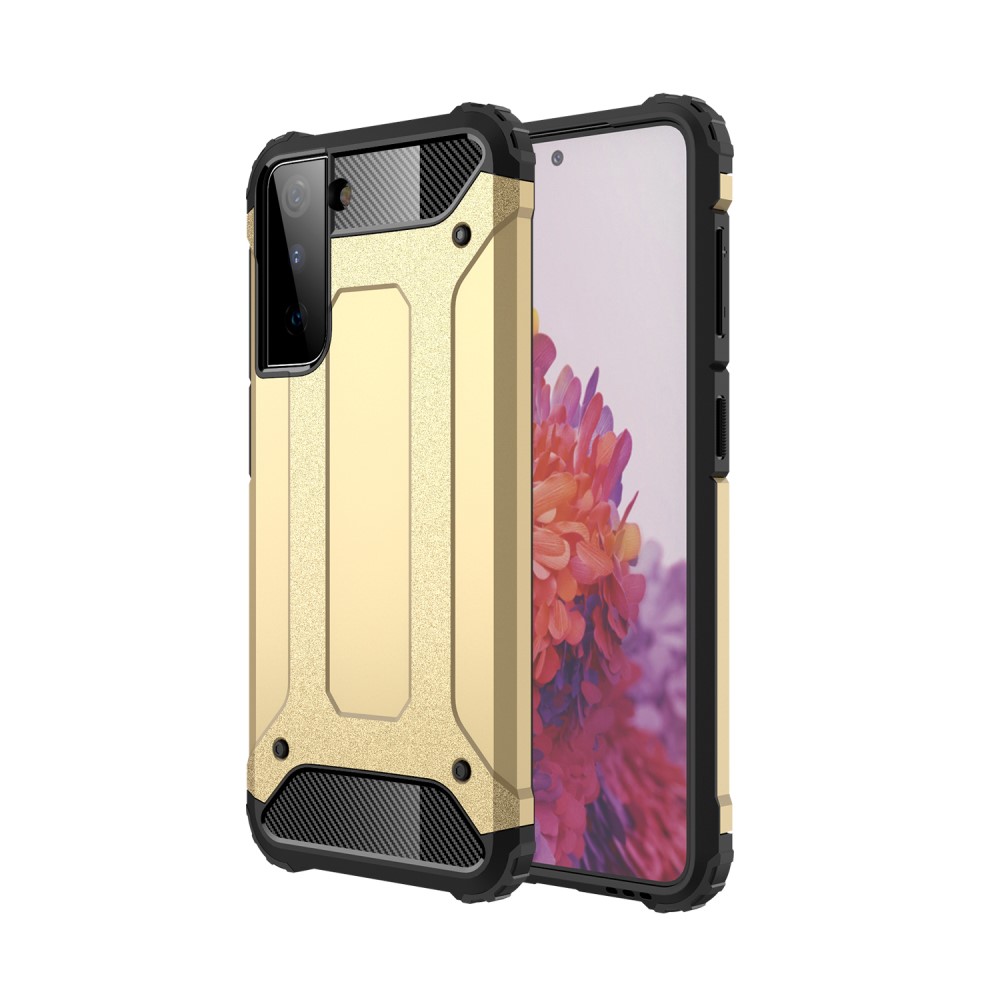 OEM Armor Guard Hybrid Mobilskal Galaxy S21 Plus - Guld